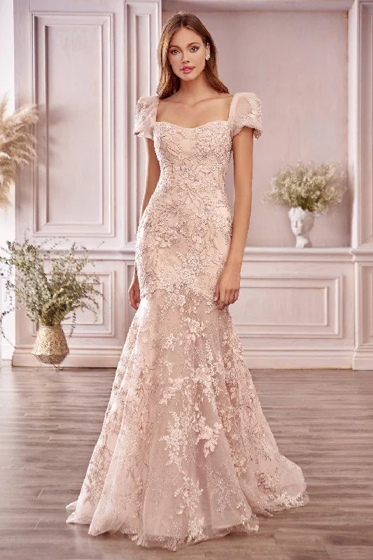 Andrea & Leo A1025 Floral Mermaid Prom Long Dress Tunics Stylish modern